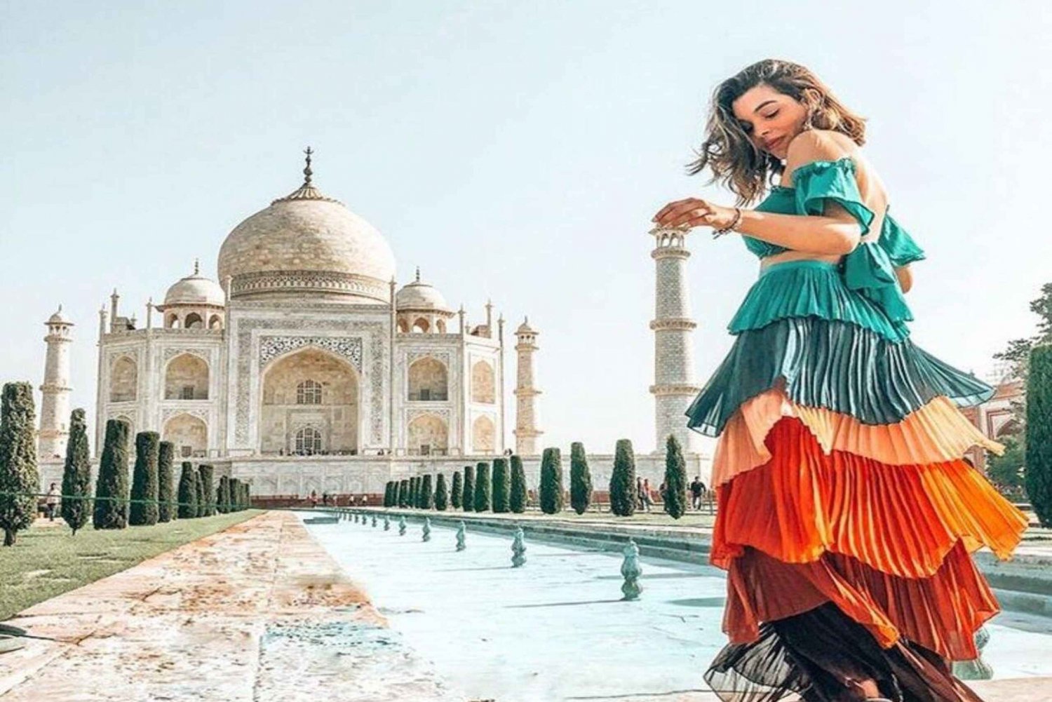Tour do Taj Mahal e Agra ao nascer do sol em carro particular