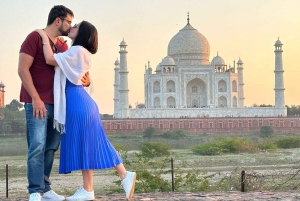 Agra : Visite du Taj Mahal et du Mausolée avec coupe-file