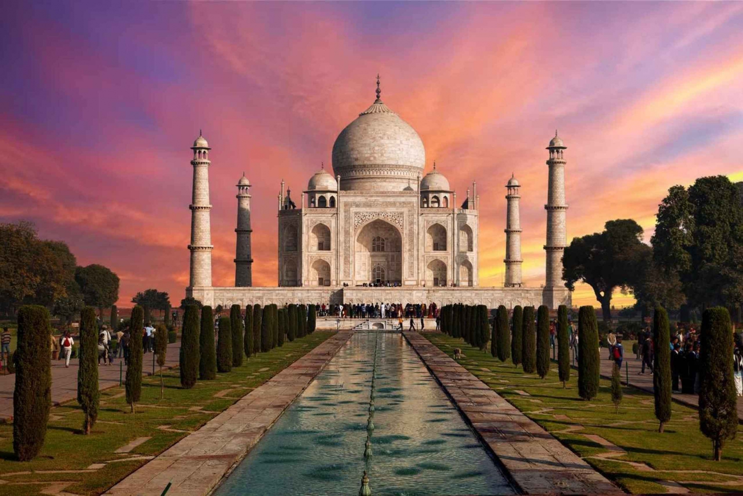 Taj Mahal: Samma dag Agra guidad tur från Jaipur eller Delhi