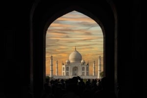 Taj Mahal-tur fra Delhi med inngangsbillett
