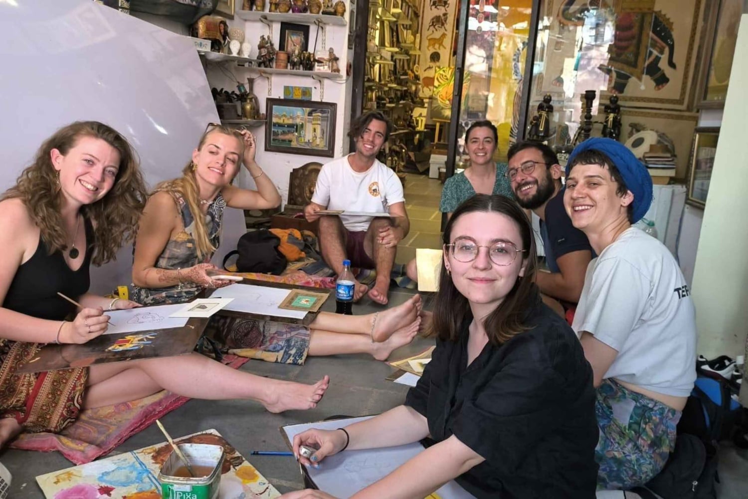 Traditional Miniature Painting Class at Udaipur Rajasthan