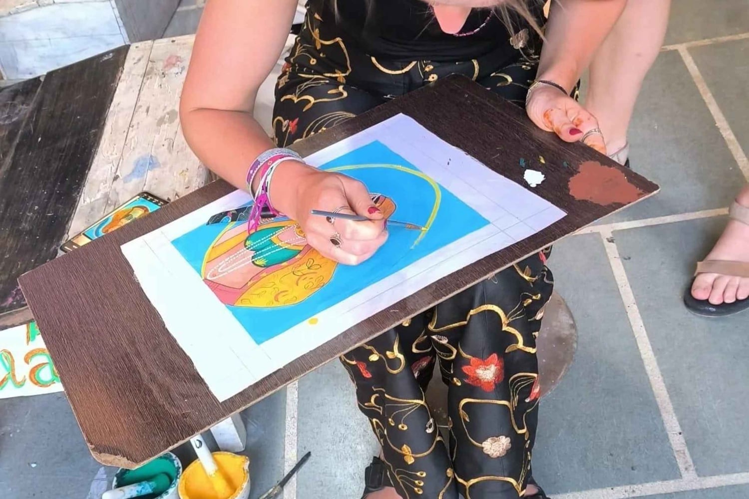 Traditional Miniature Painting Class at Udaipur Rajasthan