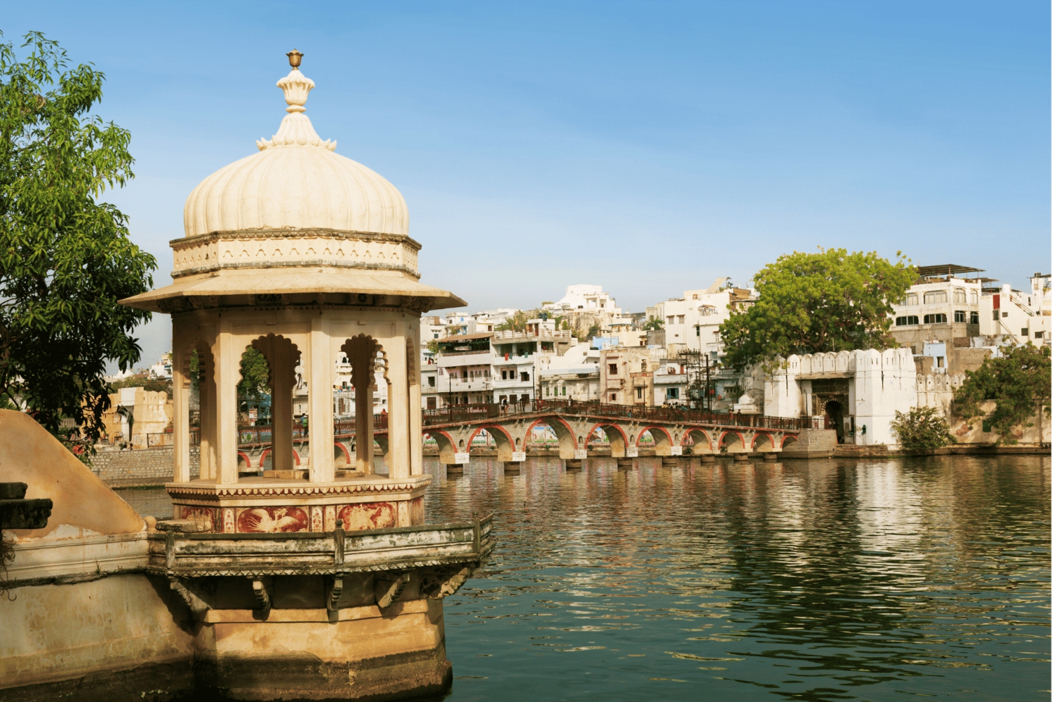 Udaipur : visite guidée à pied des ghats avec tour en bateau