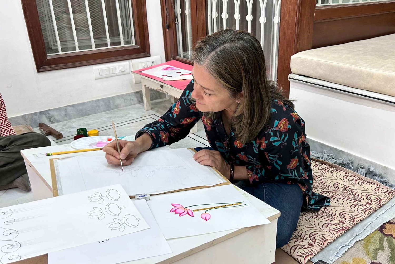 Udaipur: tradisjonell pichwai-maleriopplevelse