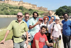 Unik privat heldagstur til Jaipur og den lyserøde bys kulturarv
