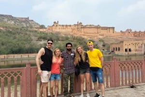 Unik privat heldagstur til Jaipur og den lyserøde bys kulturarv