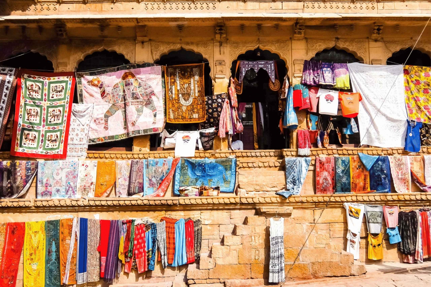 Marchés animés de Jaisalmer (visite guidée de 2 heures)