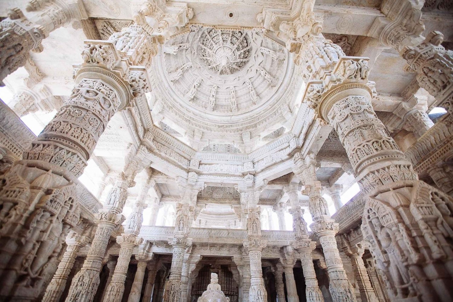 Se Ranakpur Temple med Jodhpur drop från Udaipur