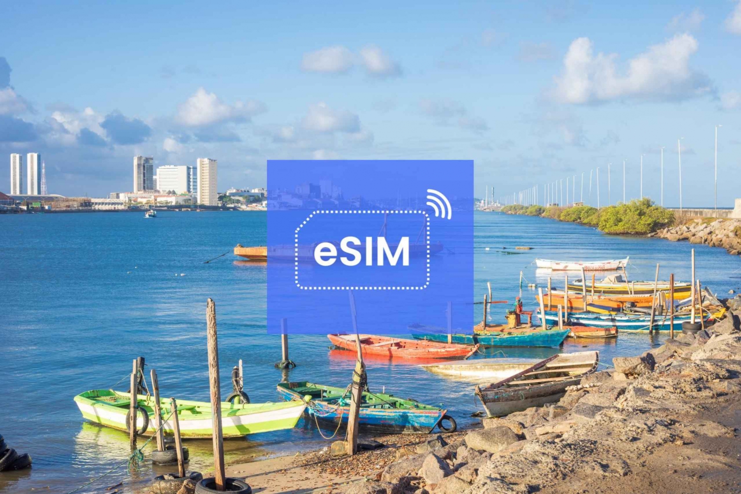 Recife: Plano de dados móveis de roaming eSIM do Brasil