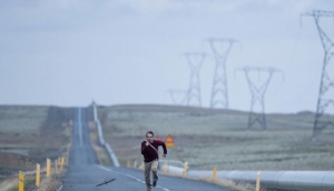 Ben Stiller on location by the Nesjavellir Power Plant while filming 2013 blockbuster Secret Life of Walter Mitty