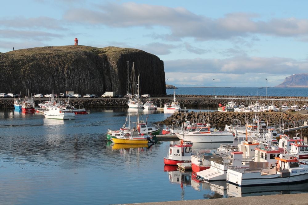 StykkishÃ³lmur is a perfectly picturesque little fishing village in SnÃ¦fellsnes