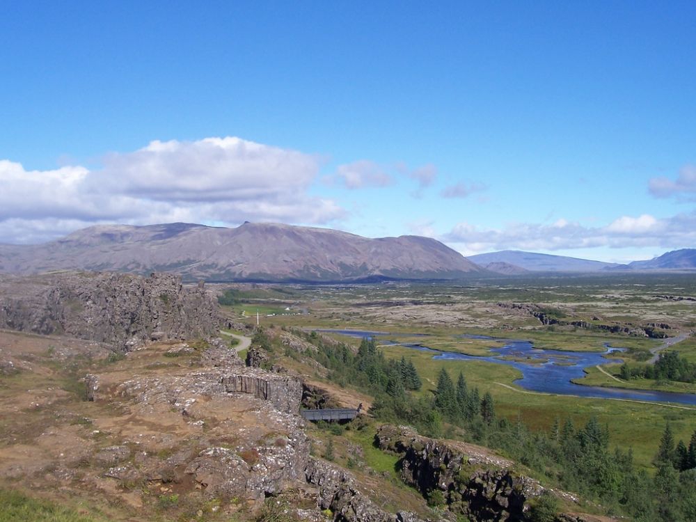 Thingvellir (Parliament Fields): The meeting place of Althing, the ancient Icelandic Viking Parliament