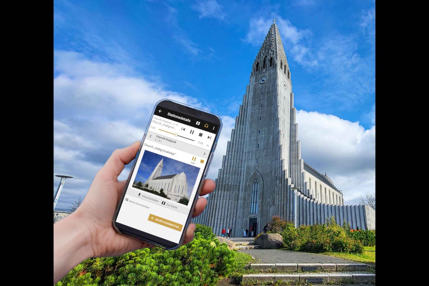 Reykjavik: Stadswandeling - Audiogids in het Engels en Duits