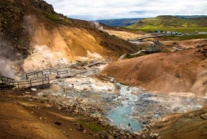 Dagstur till Seltun: Rökiga berg och sjöar – medelhög svårighetsgrad