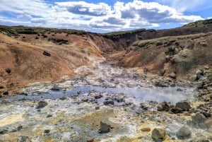 Dagstur till Seltun: Rökiga berg och sjöar – medelhög svårighetsgrad