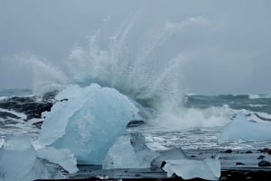 Tour della Diamond Beach e del Jökulsárlón con giro in barca (opzionale)