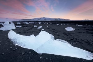 Eksklusiv dagstur til Diamond Beach og Jökulsárlón-gletsjeren