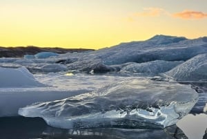 Eksklusiv dagstur til Diamond Beach og Jökulsárlón-gletsjeren