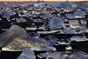 Eksklusiv dagstur til Diamond Beach og Jökulsárlón-gletsjeren