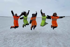 Von Geysir aus: Schneemobil-Abenteuer auf dem Gletscher Langjökull