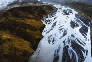 De REYKJAVIK: Caminho vulcânico particular 4x4 até o Vale Þórsmörk