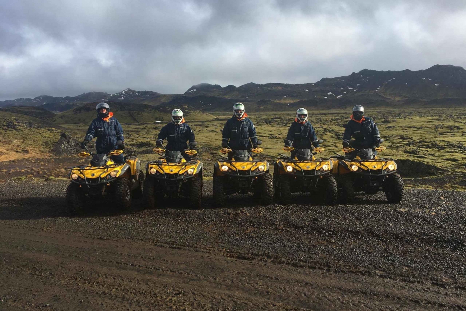 Caving & ATV day adventure with transport from Reykjavik