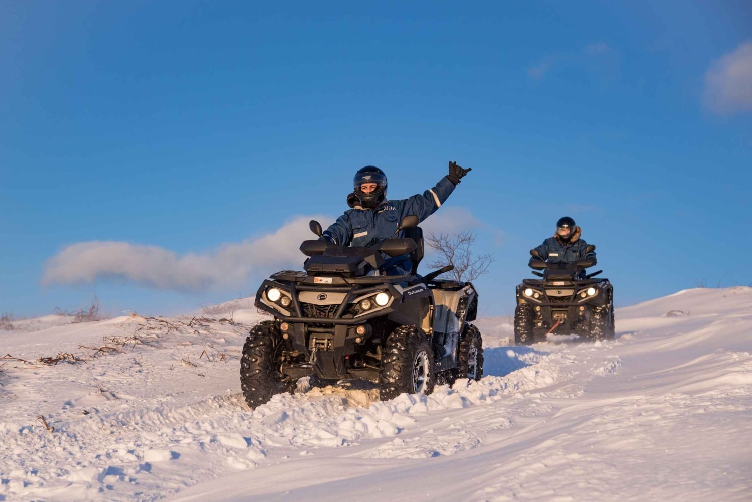 Da Reykjavik: Giro in ATV e tour della Laguna Blu con trasferimento