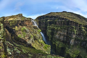 From Reykjavík: Glymur Waterfall Hike and Krauma Baths