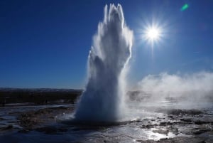 Vanuit Reykjavik: Golden Circle en geothermische baden van Fontana