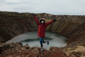 Fra Reykjavík: Den gylne sirkel, Bruarfoss og Kerid-krateret