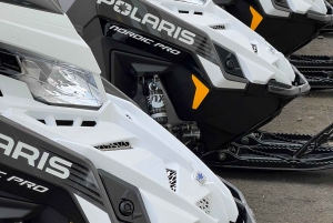 Fra Reykjavik: Golden Circle Super Jeep & Snowmobiling Tour