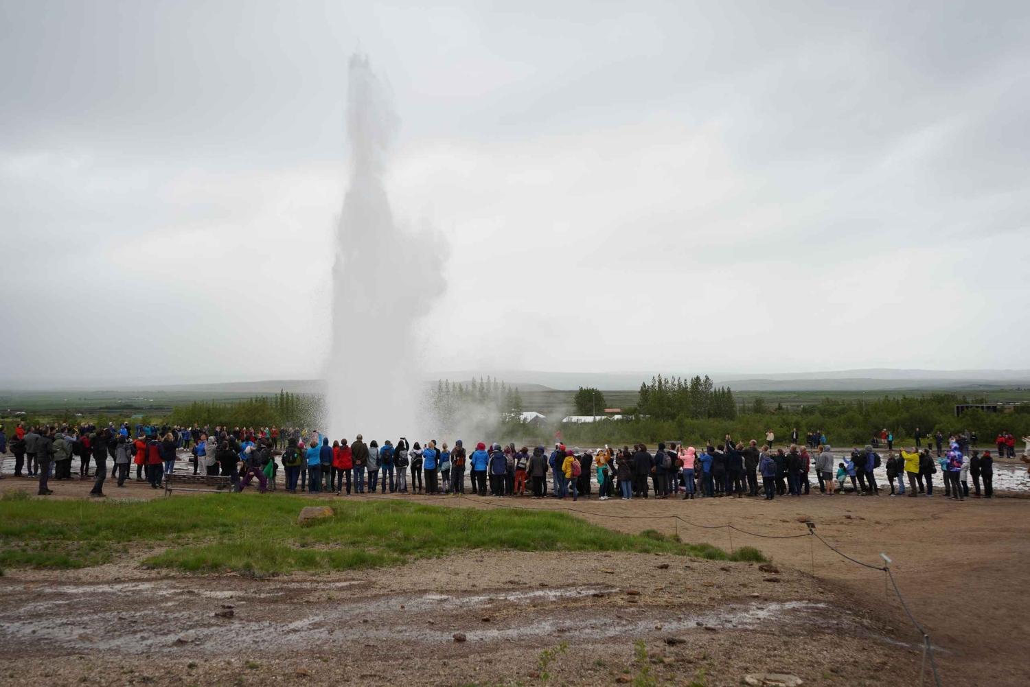 Fra Reykjavík: Tur til Den gyldne cirkel med adgang til Laugarás Lagoon