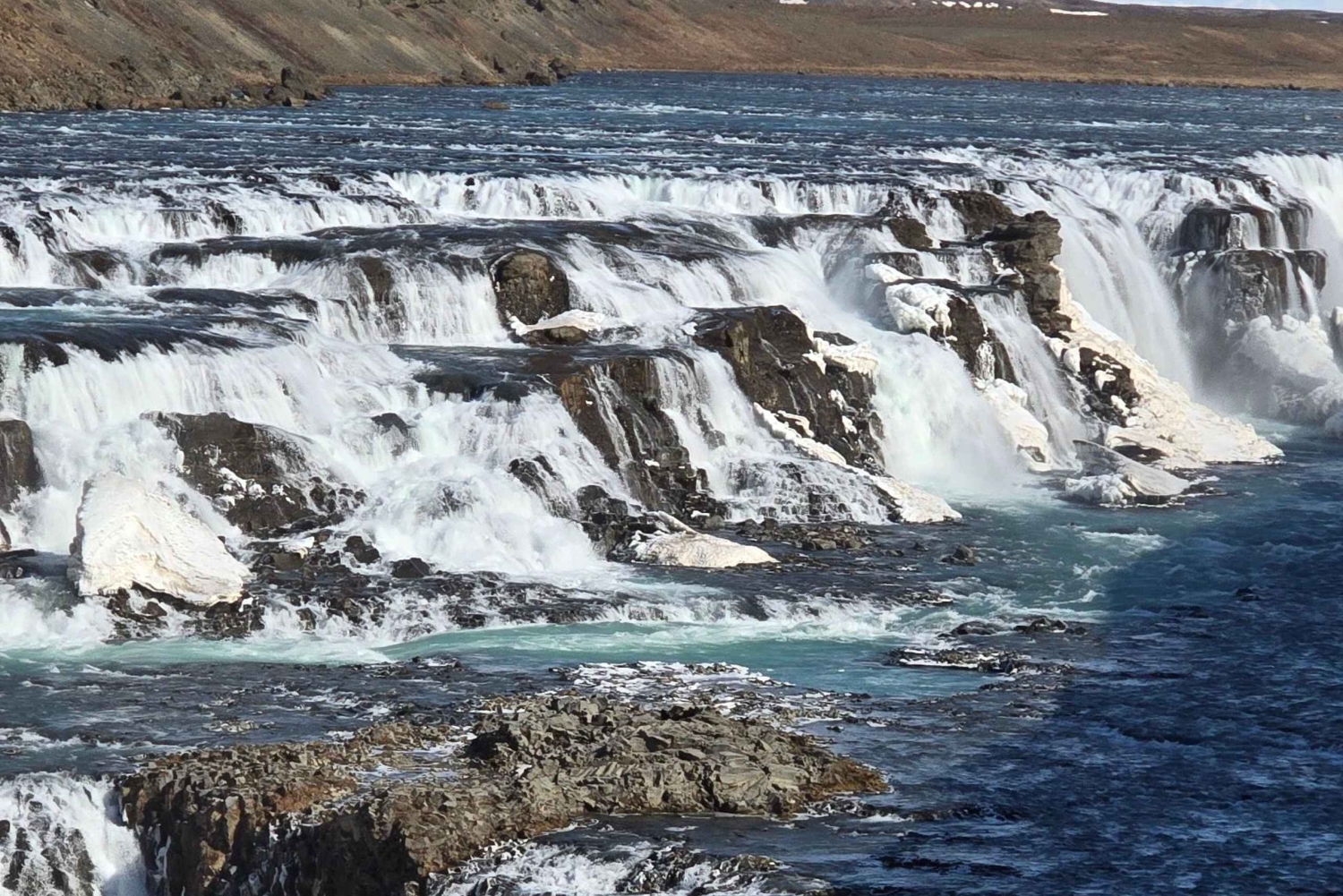 Fra Reykjavík: Tur til Den gyldne cirkel med adgang til Laugarás Lagoon