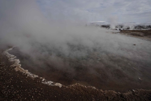 Fra Reykjavík: Tur til Den gyldne cirkel med adgang til Laugarás Lagoon