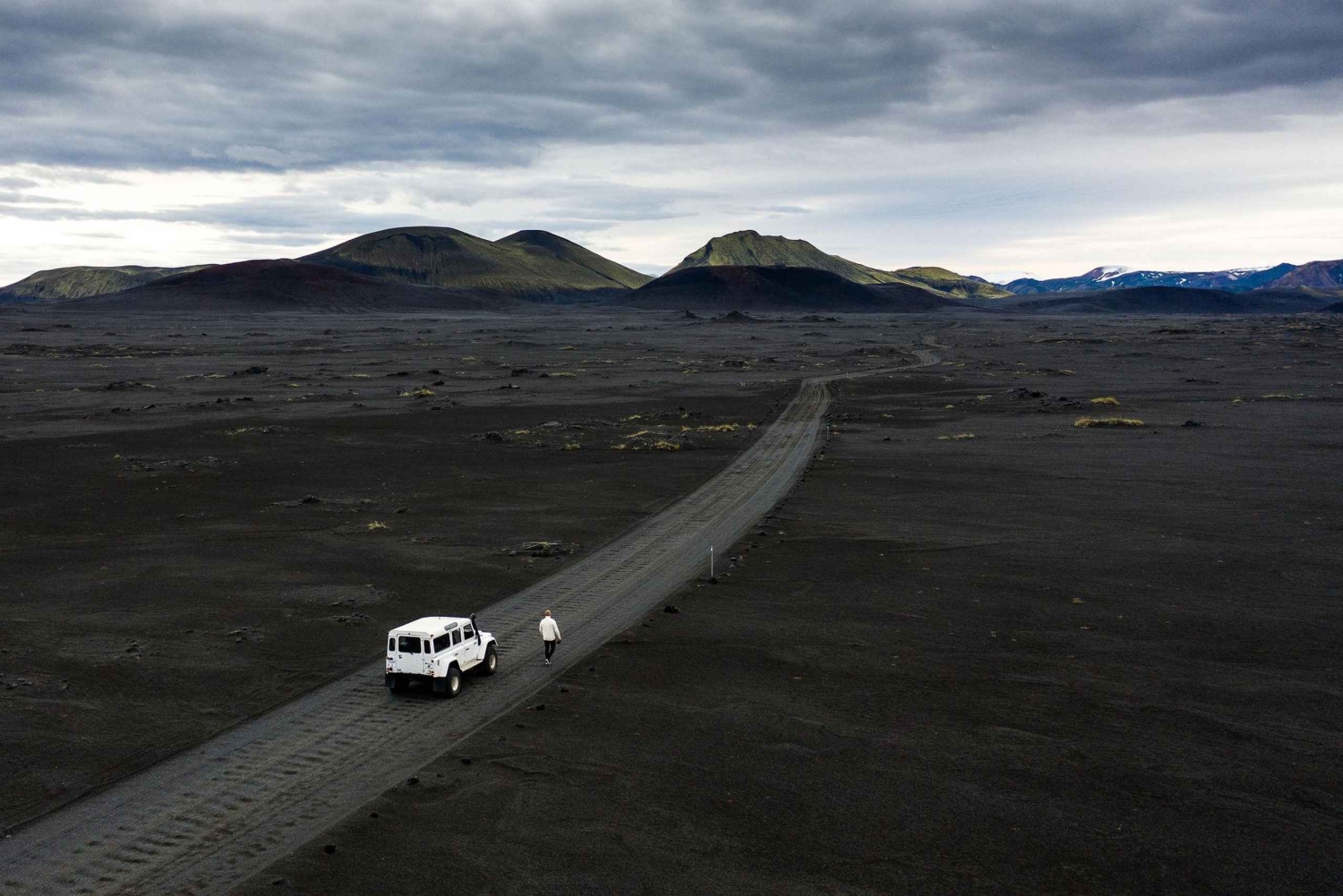 Z Reykjaviku: Wycieczka 4x4 po wyżynach i polach lawy