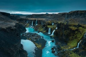Vanuit Reykjavik: 4x4-tour door de hooglanden en lavavelden