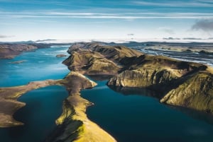 Vanuit Reykjavik: 4x4-tour door de hooglanden en lavavelden