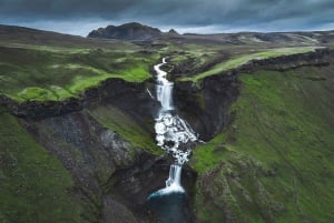 Vanuit Reykjavik: 4x4-tour door de hooglanden en lavavelden