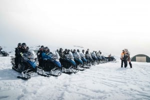 From Reykjavik: Hot Spring and Snowmobile Tour