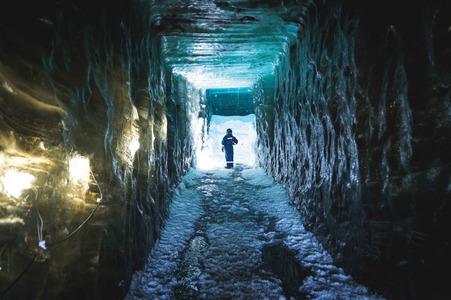 From Reykjavik: Hot Spring, Ice Cave & Snowmobile Tour