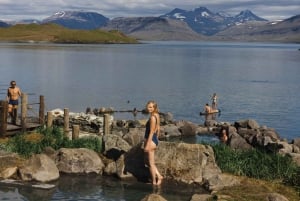Z Reykjaviku: gorące źródła Hvammsvík z transportem