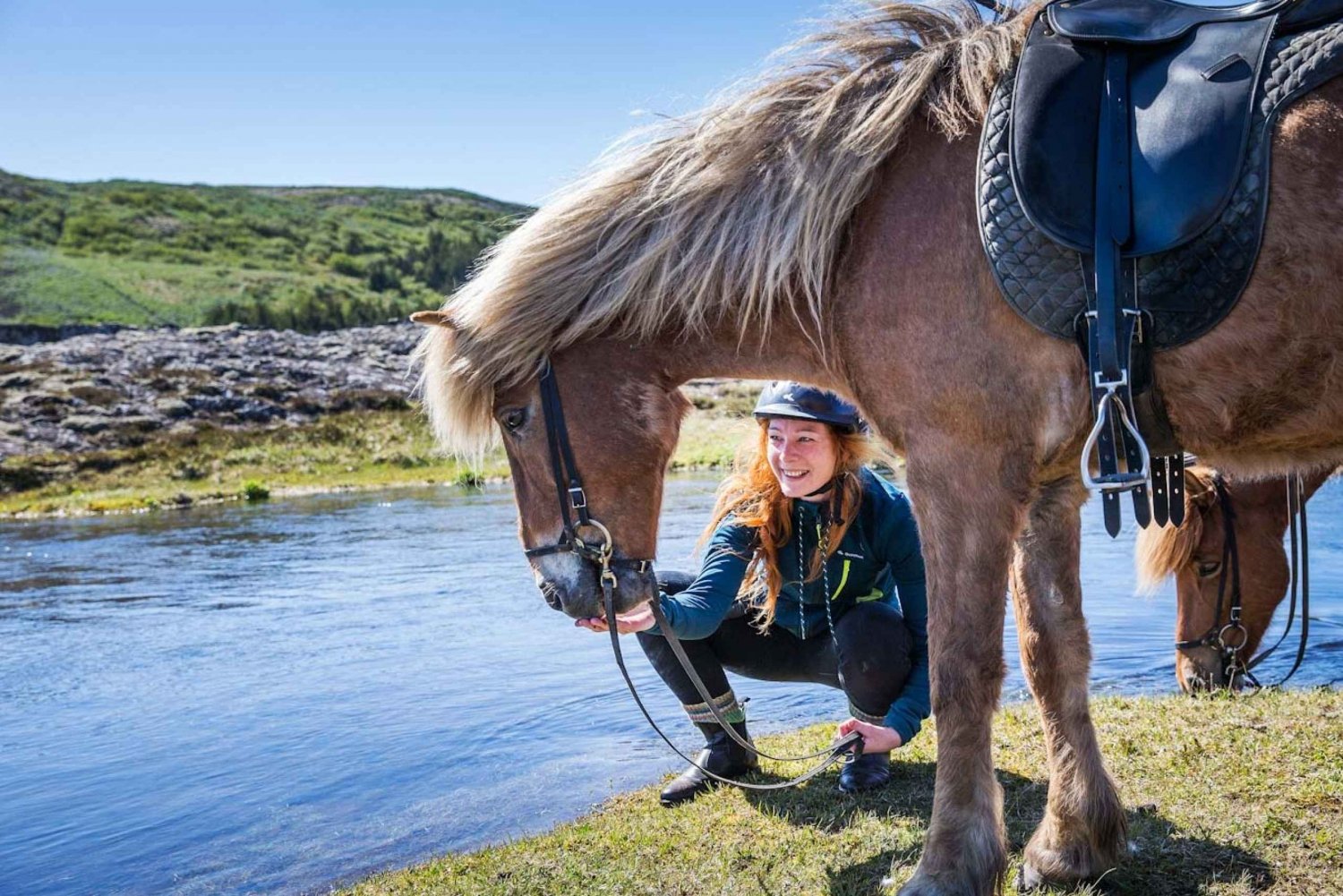 From Reykjavík: Icelandic Horse Riding Tour in Lava Fields