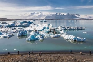 Von Reykjavik aus: Die Gletscherlagune Jökulsárlón und der Diamantstrand