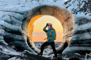 De Reykjavik: Caverna de gelo Katla e excursão de um dia pela costa sul