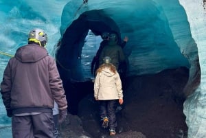 Z Reykjaviku: Jaskinia lodowa Katla i wycieczka 1-dniowa na południowe wybrzeże