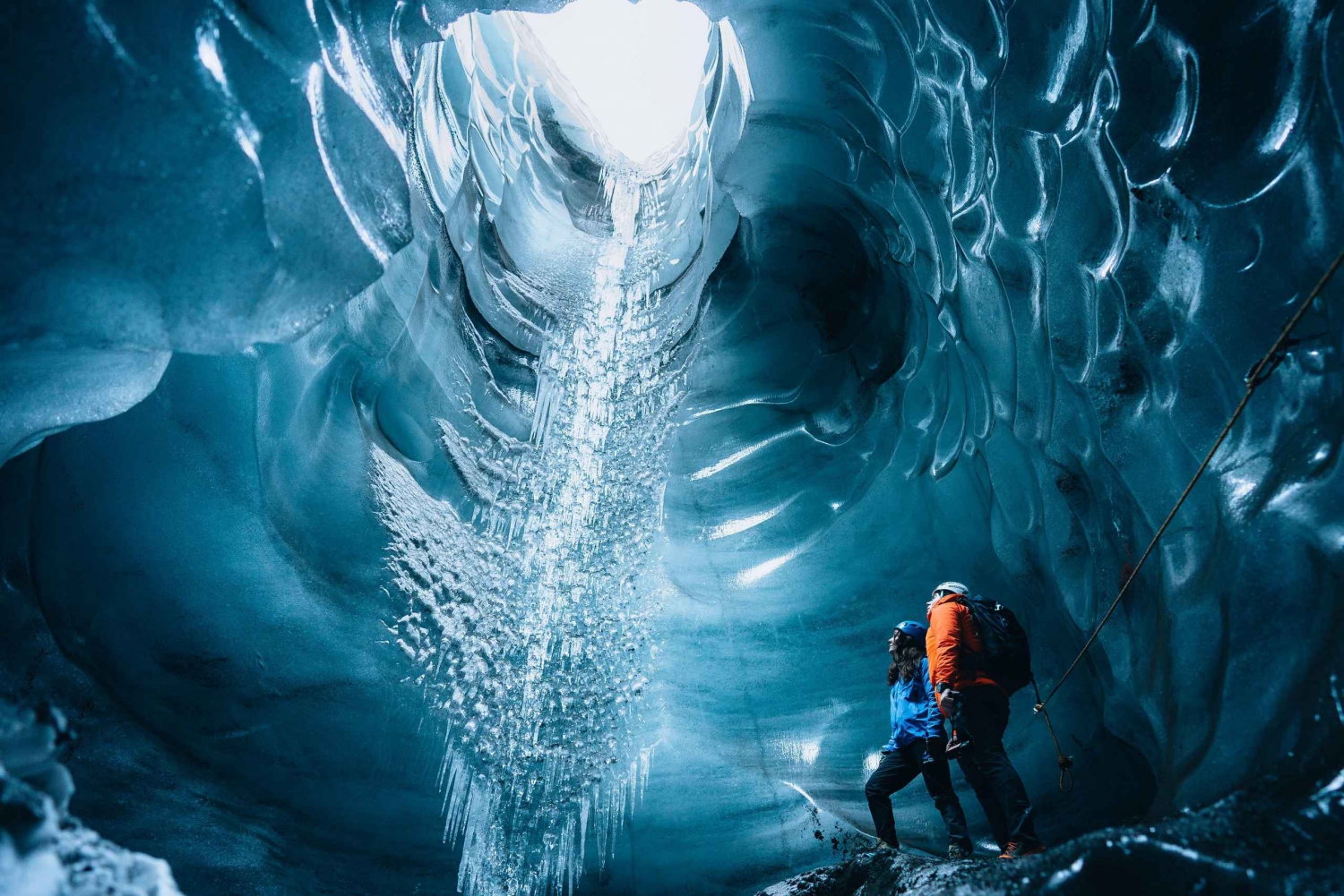 Reykjavik: Grotta di ghiaccio di Katla e tour delle cascate della costa meridionale