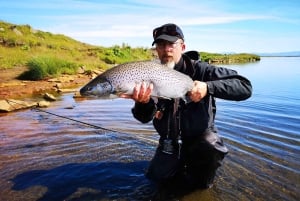 De Reykjavik: Excursão de pesca no lago e no rio