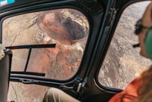 Fra Reykjavik: Helikoptertur i det nye vulkanske område