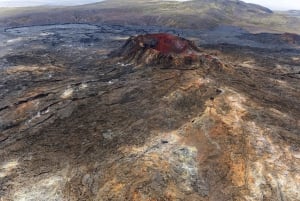 Fra Reykjavik: Helikoptertur i det nye vulkanske området