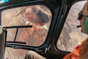 Fra Reykjavik: Helikoptertur i det nye vulkanske området